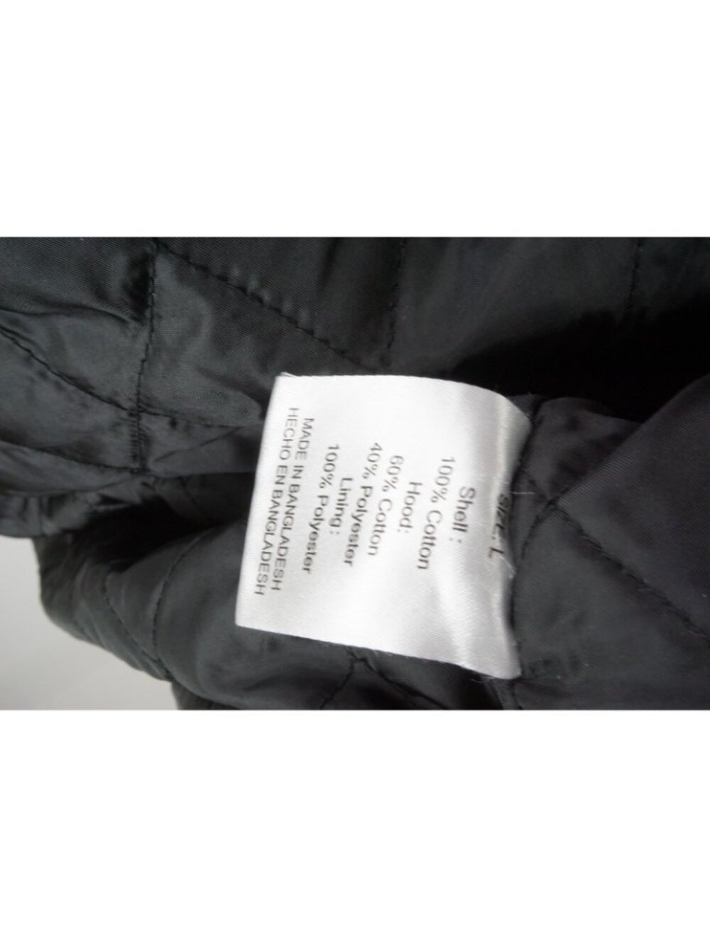 Cloudveil Brown Canvas Sewn in Hooded Lined JAcket Coat Sz L - Picture 8 of 8